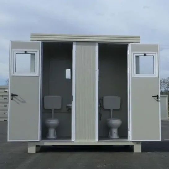 Bloc sanitaire SS1 avec 2 WC et 2 lave-mains neufs